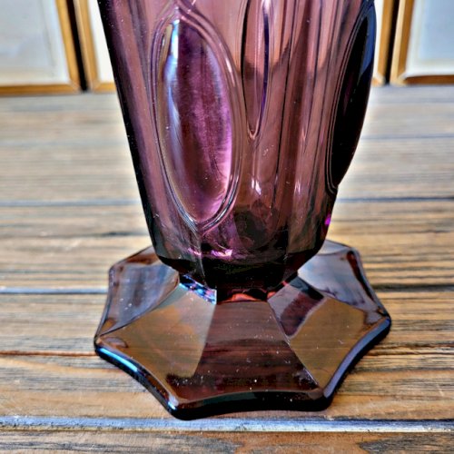 Vase art déco Val Saint Lambert Luxval attribué à Charles Graffart