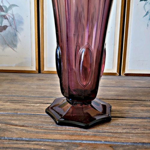 Vase art déco Val Saint Lambert Luxval attribué à Charles Graffart