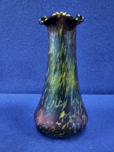 VASE ART NOUVEAU DE JOHANN LOETZ EN VERRE IRISE