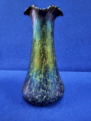VASE ART NOUVEAU DE JOHANN LOETZ EN VERRE IRISE
