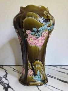Art Nouveau pottery vase