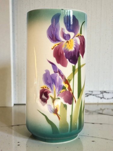 Vase Art nouveau en faïence Choisy le Roi