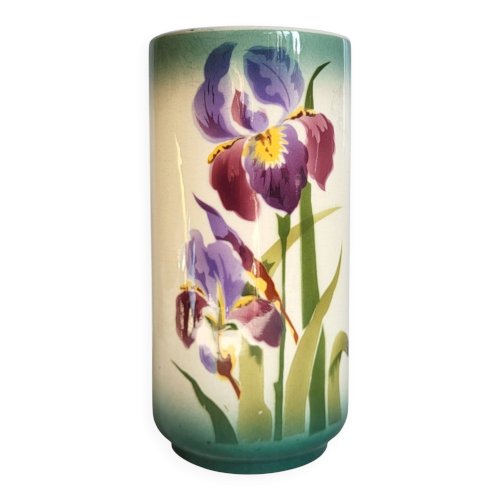 Vase Art nouveau en faïence Choisy le Roi