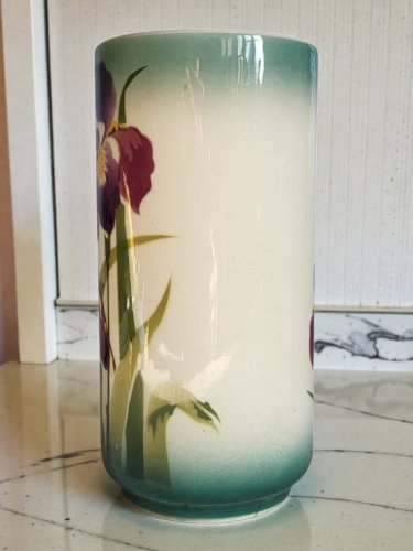 Vase Art nouveau en faïence Choisy le Roi