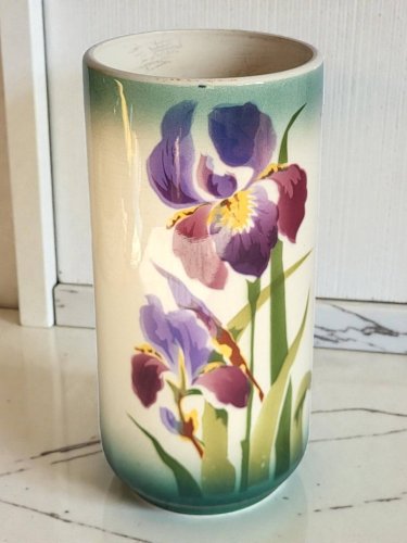 Vase Art nouveau en faïence Choisy le Roi