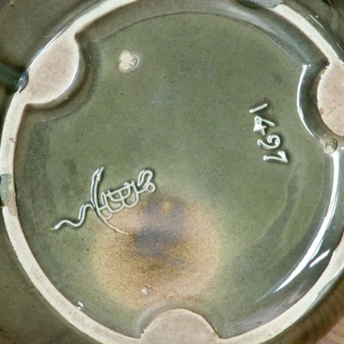 Vase Art Nouveau signé Gustave de Bruyn Fives-Lille