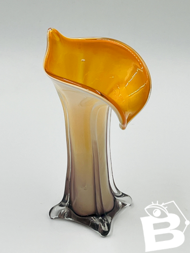 Vase Arum en verre de Murano