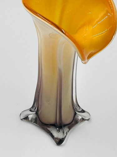 Vase Arum en verre de Murano