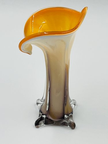 Vase Arum en verre de Murano