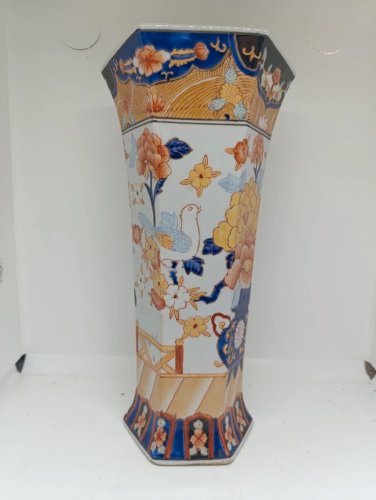 vase asiatique style imari en bon etat