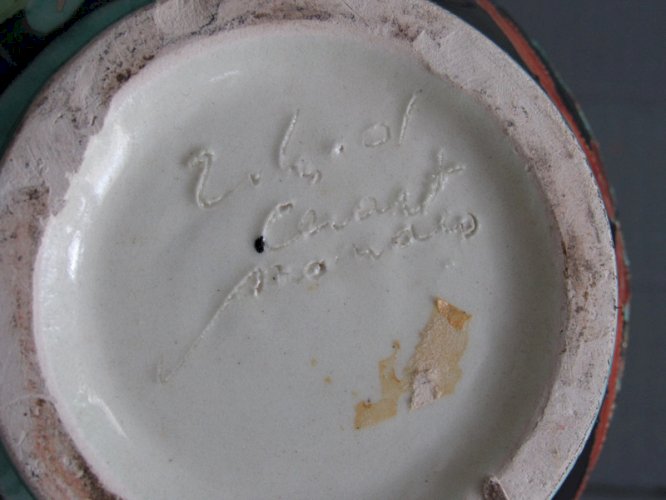 Vase avec anses signé Cerart Monaco