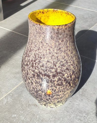 Vase balustre Accolay KC tête de taureau n°5