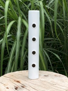 White elongated porcelain vase Serax Maison d Être