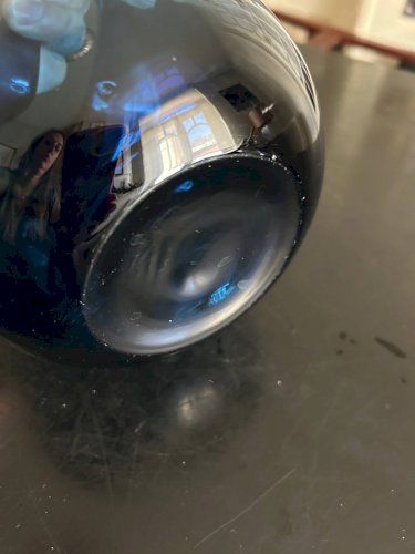 vase bleu scandinave