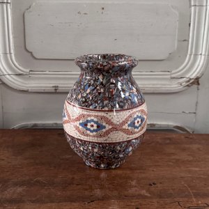 Gerbino round vase Vallauris 20th century M3699