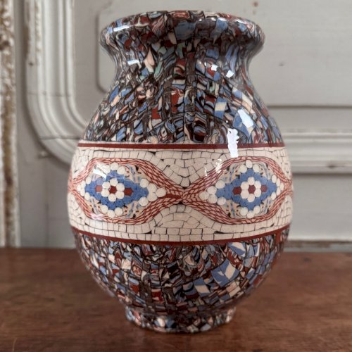 Vase boule Gerbino Vallauris XXe M3699