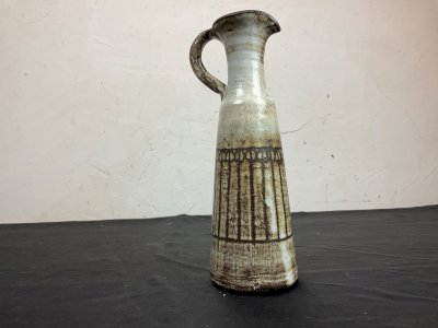 VASE BOUTEILLE CERAMIQUE ATELIER DIEULEFIT JACQUES POUCHAIN 1960'S