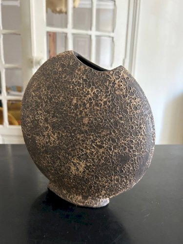 Vase brutaliste années 70