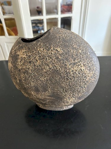 Vase brutaliste années 70