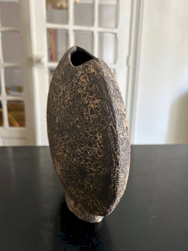 Vase brutaliste années 70