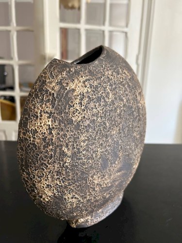 Vase brutaliste années 70