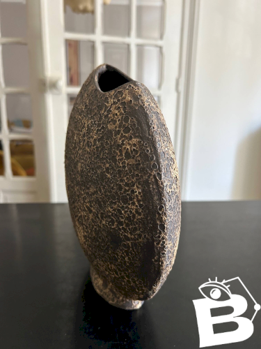 Vase brutaliste années 70