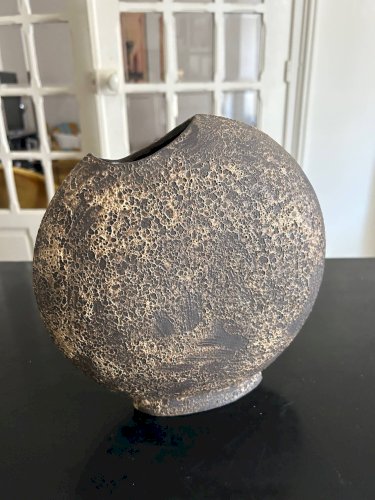 Vase brutaliste années 70