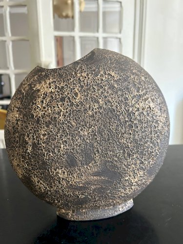 Vase brutaliste années 70