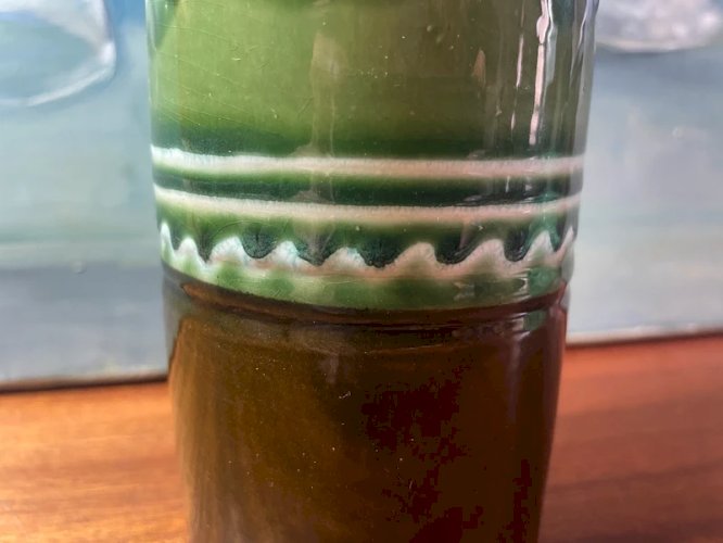 Vase carafe bouteille céramique vintage