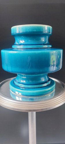 Vase Cari Zalloni pour Steuler design Space Age , années 60/70