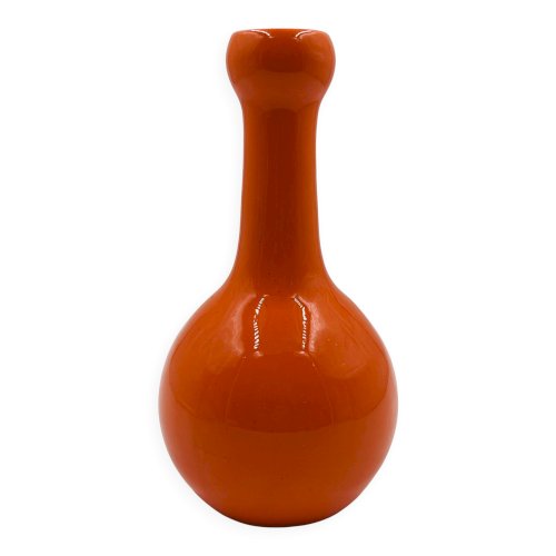 Vase céramique orange Italy