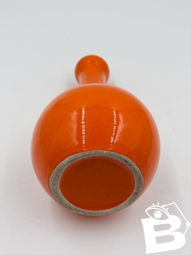 Vase céramique orange Italy