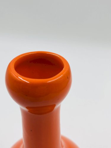 Vase céramique orange Italy