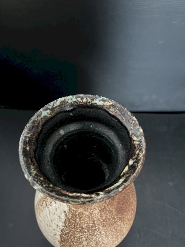 Vase Céramique Vintage Années 60 signé à identifier design artisanat potier art