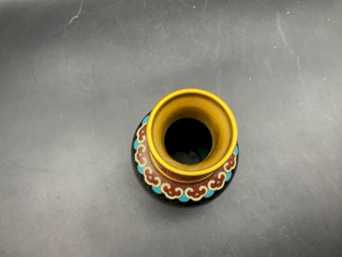 Vase Cloisonne, Zi Jin Cheng