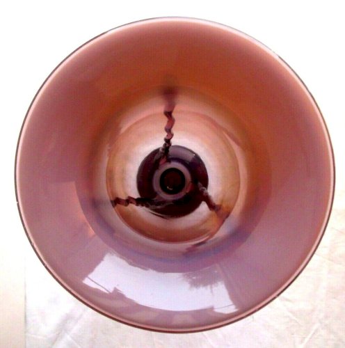Vase cornet de Schneider en verre épais aux 3 couleurs, Art Nouveau / Déco