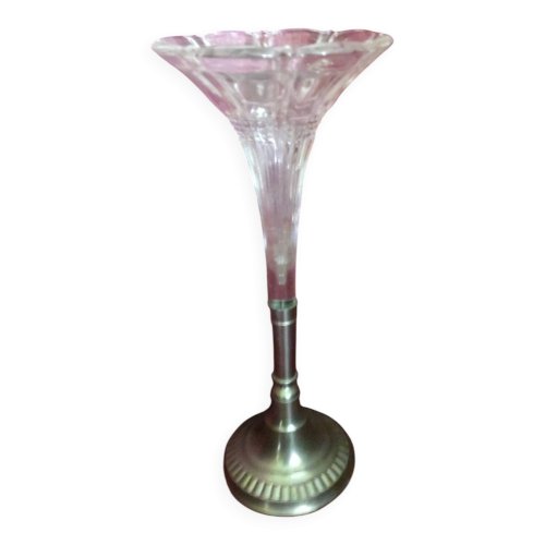 Vase cornet soliflore art déco