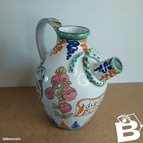 Vase Cruche Signé centro internazionale r r di ceramiche artistiche ragioneri 1982.en bon état