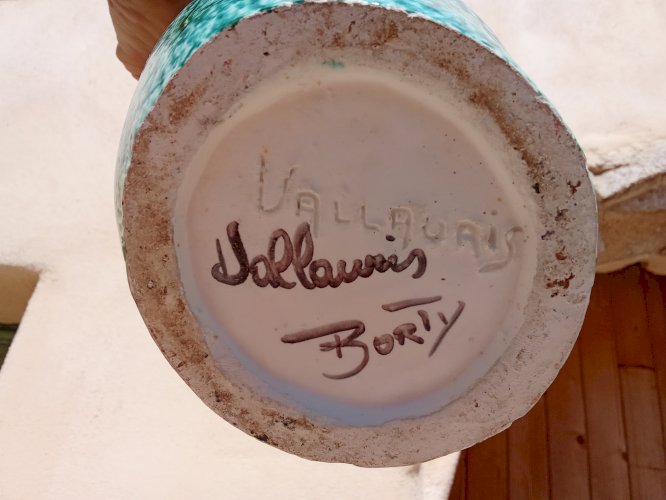 Vase de Vallauris de Yvan Borty 