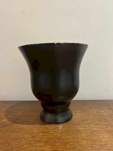 Vase des années 50 noir et blanc