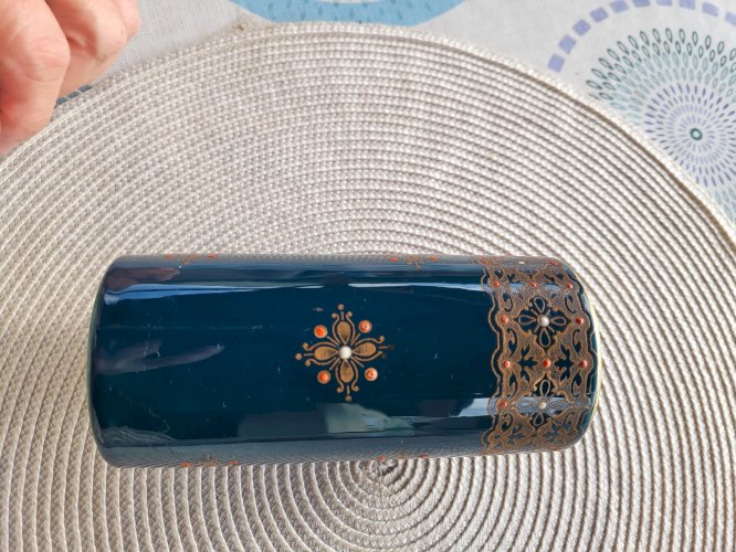 Vase émaillé bfk