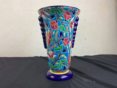 Vase EMAUX de LONGWY FRANCE FORME 3438