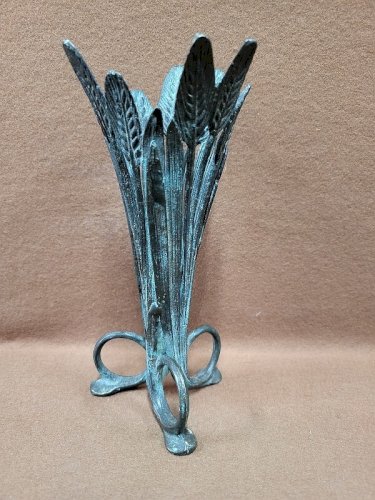 VASE EN BRONZE 1900 TRIPODE