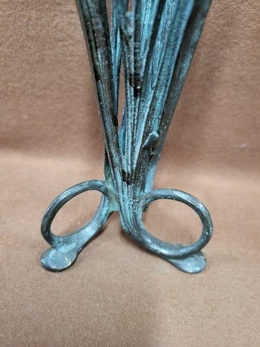 VASE EN BRONZE 1900 TRIPODE