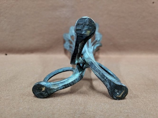 VASE EN BRONZE 1900 TRIPODE