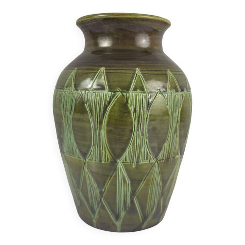 Vase en céramique Accolay 1950