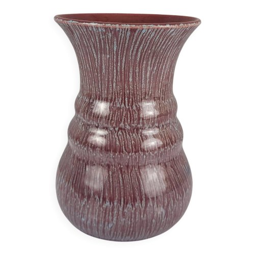Vase en céramique Accolay 1950s