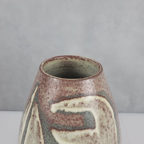 Vase en céramique Accolay 1960s