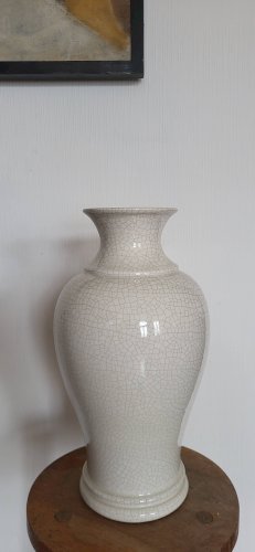 Vase en céramique craquelée / Italie