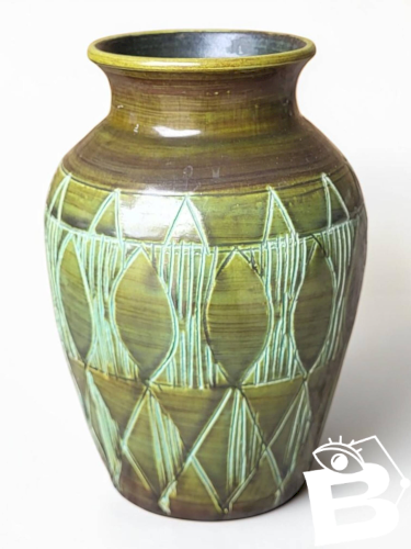 Vase en céramique dAccolay 1960s